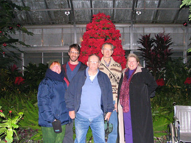 Friends, Jo and Al Boyett, with Lorelle and Brent VanFossen with Howard West in Bellingrath Gardens, 2006